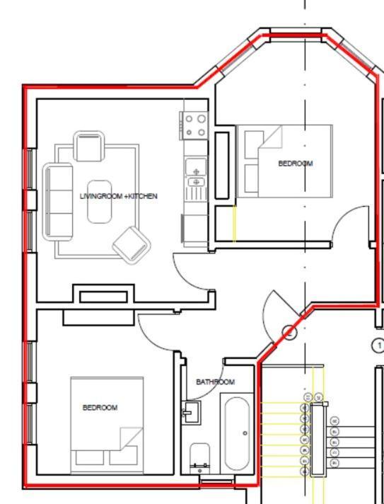 Flat-C, 4 Adults, 20 Mins To Beach, Netflix, Wifi, Sleeps 4 Adults Bournemouth Exteriér fotografie